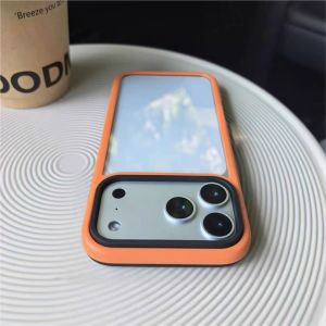 Fashion Clear Acrylic For Magsafe Magnetic Hit Color Case For iPhone 17 16 15 14 Plus 13 12 11 Pro Max Wireless Charge Cover