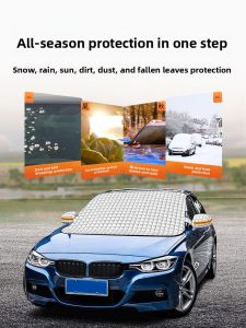 MONLEYTA | German Car Sunshade Heat Insulation New 2024 Summer Windshield Sun Blind Curtain Car Cover Anti-glare Heat Insulation