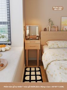 DONGMU | Bàn Trang Điểm Gỗ Nguyên Khối Nhỏ Gọn
