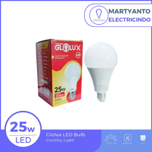 Lampu LED Bulb Glolux 25 Watt Warna Putih