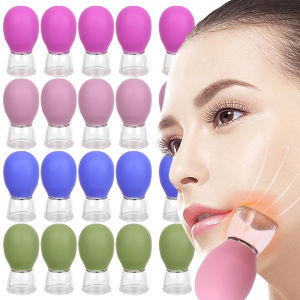 Silicone Cupping Massage Cup Face Acupuncture Hijama Suction Cup Facial Shaping Skin Lifting Beauty Tool Body Cups Skin Scraping Massage Jar