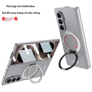 Ốp Điện Thoại Có Vòng Giữ Bản Lề Từ Tính Cho Samsung Galaxy Z Fold8/Fold7 Ultra Tương Thích Với Vỏ Bảo Vệ Sạc Không Dây Magsafe