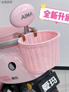 Large Rear Electric Vehicle Dog Carriage Basket with Cover Suitable for Helmets Yadea Electric Vehicle Baskets