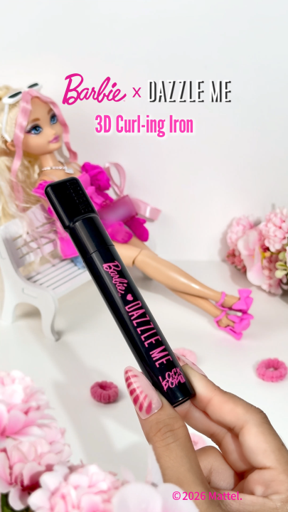 [NEW LAUNCH] Barbie x Dazzle Me Lock & Pop! 3D Curl-ing Iron Mascara ...