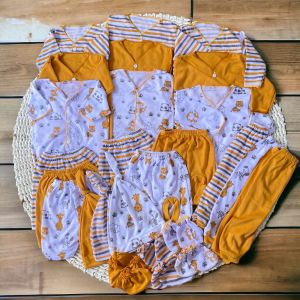 33 Pcs Baju Bayi Baru Lahir Setelan Untuk Bayi Baju Bayi Newborn Motif Animal Seri Kunyit
