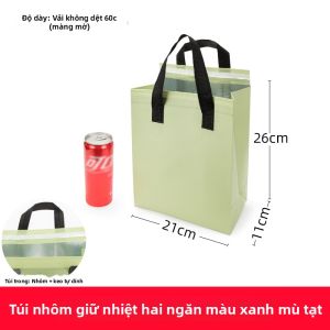 Túi Đựng Cốc Nhựa Túi Đựng Cốc Bột Giấy Túi Vải Không Dệt Tay Nắm Da
