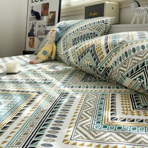 High-End Thickened Old Rough Cloth Nordic Style Pure Cotton Pillowcase Single Piece Wear-resistant Breathable Home Use