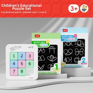 XIAOGUAICAI | Educational Sliding Puzzle Toy Magnetic Digital Kongming Lock