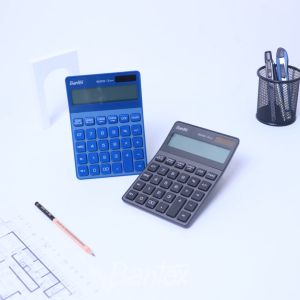 Bantex Kalkulator 12 Digit Bahan Metal Dual Power Tampilan Besar Garansi 3 Tahun BD4226