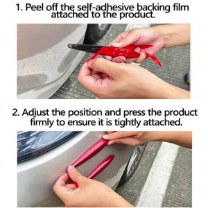 Set Bumper Lip Decoration Diffuser Splitter Fins Body Spoiler Canards Valence Chin Car Tuning Canard Decor Protection Device