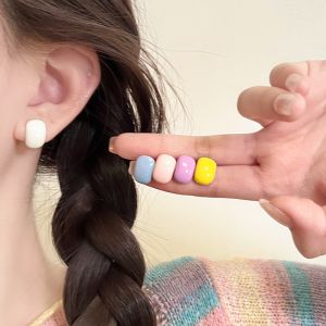 2025 New Colorful Drip Glaze Womens Earrings Luxury Sensation Elegant Design Small Niche Design Popular Hoop Earrings