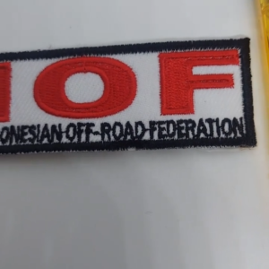 01OFR2 Emblem Bordir Kendaraan Off-Road Federasi Indonesia