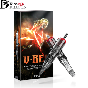 VREX 20pcs Tattoo Cartridge Mix Needle 0.25mm 0.3mm 0.35mm Round Liner Shader Magnum Tattoo Needles 1rl 3rl 5rl 7rm 9rm 13rm