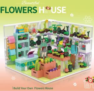 Cuba Hotel Garden Mini MOC Building Street Scene Assembly Toy Blocks Gift for Boys And Girls Zhe Gao Blocks Plastic Model