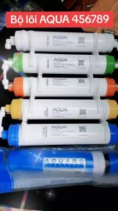 COMBO 9 LÕI LỌC AQUA TỪ 1 ĐẾN 9 :GỒM LÕI LỌC 123+MÀNG RO AQUA+LÕI KHOÁNG 56789