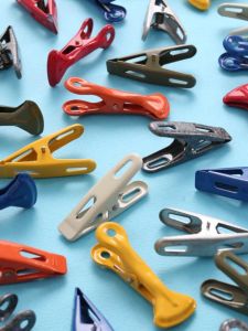 Japan Dulton Metal File Ticket Clips Material Bill Retro Hand Folder Single Pack Little Clip Color