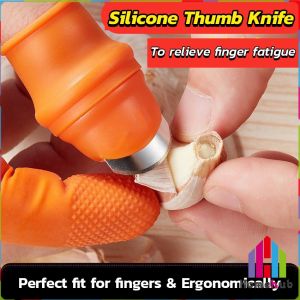 HB Silicone Thumb Knife Fruit & Vegetable Tools Thumb Cutter Kitchen Gadget Garden Gloves