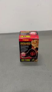 Exo Terra Infrared 75W หลอดไฟอินฟราเรด สำหรับกกไฟกลางคืน ขนาดเล็กู้ 16.5 กรัม