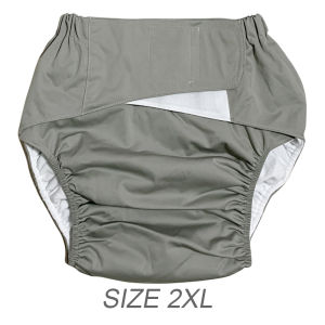 Plus Size Reusable Adult Diapers Soft Elderly Incontinence Underwear Washable Cloth Diaper for Men and Women Without Insert