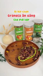 Granola Siêu Hạt Vị Matcha 500g WISE FOOD (NEW) Yến Mạch Sấy Giòn Ngũ Cốc Hỗ Trợ Giảm Cân