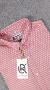 Kemeja Pendek Prial Casual Salur Garis Terbaru Kemeja Pria Lengan Pendek Premium