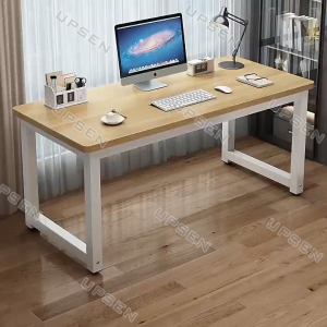 UPSEN PC Table Office Table Study Table Computer Desk Gaming Table Office Desk Computer Table 80/100/120/140CM