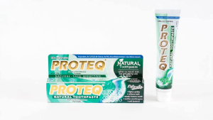 Bibliorganics PROTEQ Toothpaste 130 Grams 12+2 Promo --Fluoride-Free Safe for Kids Herbal