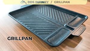 [DDS Infinity] Grill Pan Yakiniku Alat Panggangan Daging/Alat panggang BBQ Grill Anti Lengket  Pan-37CM