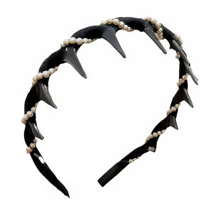 Women Hairband Color Toothed Non-slip Wavy Head Hoop Combing Hairbands Headwear Sweet Headband for Face Wash Sports Hair Accesso