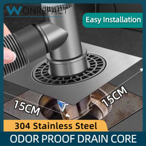 Bathroom Plumbing Sewer Drain Pipe Floor Drain Deodorant Core Plug Washing Machine Drain Cover Bed Bug Proof Floor Drain Core Plug Large 15CM