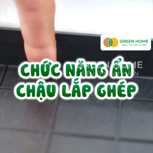 Chậu Trồng Cây Greenhome Nhựa Nguyên Sinh Lắp Ghép Nhiều Kích Thước Trồng Hoa Hồng Rau Củ Quả Độ Bền 5 Năm