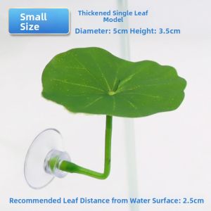 High Simulation Large Size Betta Fish Resting Leaf Floating Bed Special Avoidance Hiding Place for Betta Fish Egg Laying