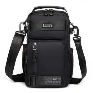 กระเป๋าคาดหน้าอกความจุขนาดใหญ่ 5 วิธี กระเป๋าสะพายไหล่ข้างเดียว กระเป๋าสะพายข้าง กระเป๋าถือแบบสะพายหลังสองข้างสำหรับกลางแจ้ง