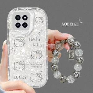 Ốp Lưng Điện Thoại KT Cat Dễ Thương Dành Cho Xiaomi 14 pro Full Cover Dành Cho Nữ Mi10 Youth Edition Vỏ Bảo Vệ Chống Rơi Họa Tiết Kem Civi3 Shell Pattern Paper