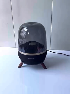 SG RumahHome® Harman Kardon Speaker Stand Desktop With Anti-slip Pad Studio Stand Solid Wood Rack Base Shock Absorption