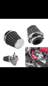 ▶1Pcs Motorcycle Air Filters 35mm Dirt Pit Bike Straight Curved Right Mini Air Filter
