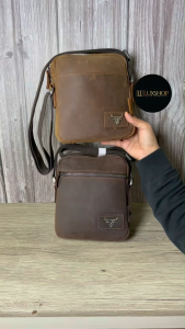Rush Rider S Size Sling Bag Full Grain Cow Leather Shoulder CrossBody Messenger Bag Beg Sandang Kulit Lembu