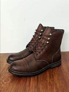 Leather Boots 2026 Brand Casual Comfortable Fashion Boots Shoes Man