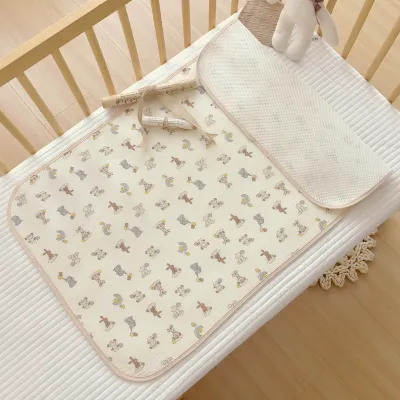 ANYOUBI | Waterproof Breathable Cotton Diaper Changing Pad
