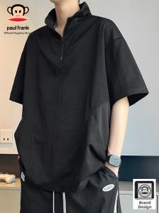 Paul Frank | Summer Lightweight Casual Loose Fit Ice Silk Polo Shirt Man