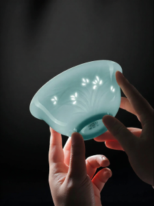 JINGDEZHEN | Bát Sứ Men Xanh Lace An Toàn Khi Sử Dụng Lò Vi sóng