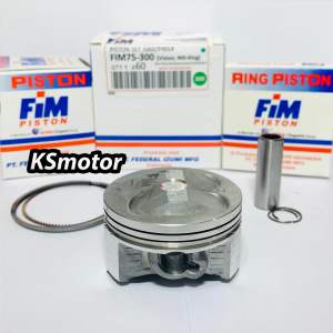 Piston Seher Set FIM 75 MX KING VIXION R15 DOME 57 57.5 58 58.5 59 59.5 60 Pen Pin 14 FiM
