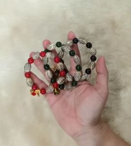 Buto ng Sinukuan Jade/Red Agate/Black Onyx BraceletPangontra sa Inggit St.Benedict Proteksyon Mantra Money Tree Pampasuwerte sa Pera Trabaho Negosyo