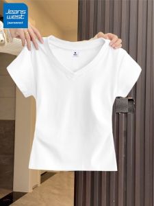 Jeanswest | Youthful V-Neck T-Shirt for Petite Women