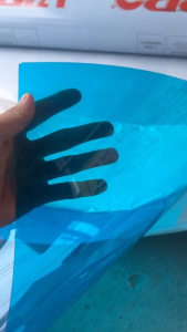 ( Khổ cao 1m22 x dài 1m   dày 8 zem) Tấm tôn nhựa lấy sáng phẳng poly màu TRONG - XANH  GIÁ TỐT.