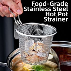 YUHANG | Food-Grade Stainless Steel Strainer for Hot Pot Oil-Frying and Spicy Hot Pot Noodle Cooking