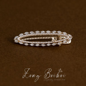 เรียบหรู Hollow Out กิ๊บติดผม Fairy Atmosphere Side Bangs เครื่องประดับผมสไตล์ฝรั่งเศสgrooming โลหะผสมชุบทอง