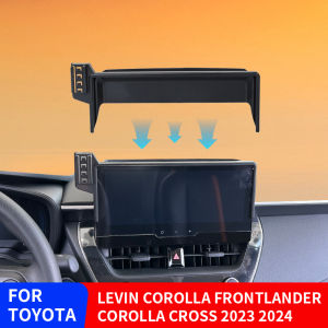 For Toyota Levin Corolla Frontlander Corolla Cross 2023 2024 Screen Fixed Bracket Base Wireless Charging Mobile Phone Holder Car