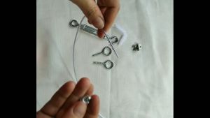 Bộ Dây Treo Rèm Cửa Ri Đô Phơi Đồ Bằng Cáp Thép Bọc Nhựa
