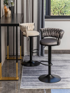 Bar Stool Household Adjustable Silent Wind Cashier Desk Commercial High Stool Bar Stool Backrest Front Desk Bar Chair